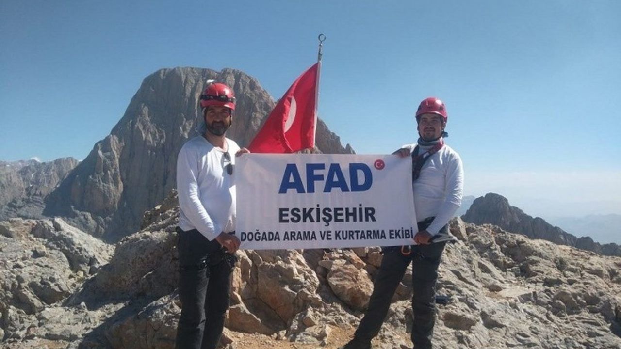AFAD ekibi dağcılık eğitimini tamamladı