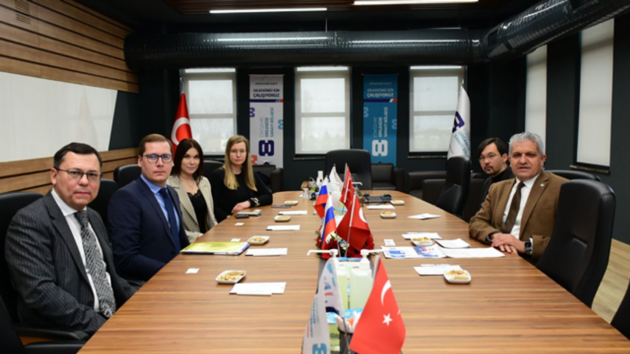 Rus heyetinden Eskişehir OSB’ye iş birliği ziyareti