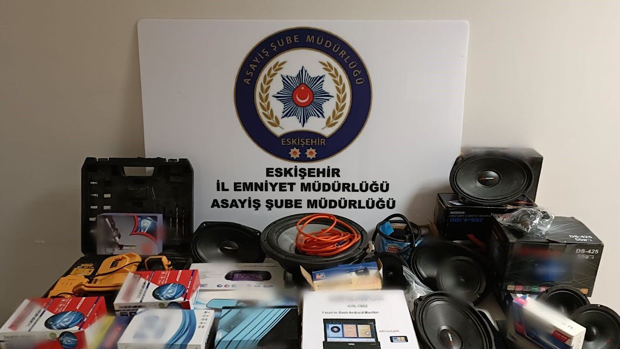 Eskişehir’de farklı hırsızlık olaylarının 2 şüphelisi yakalandı