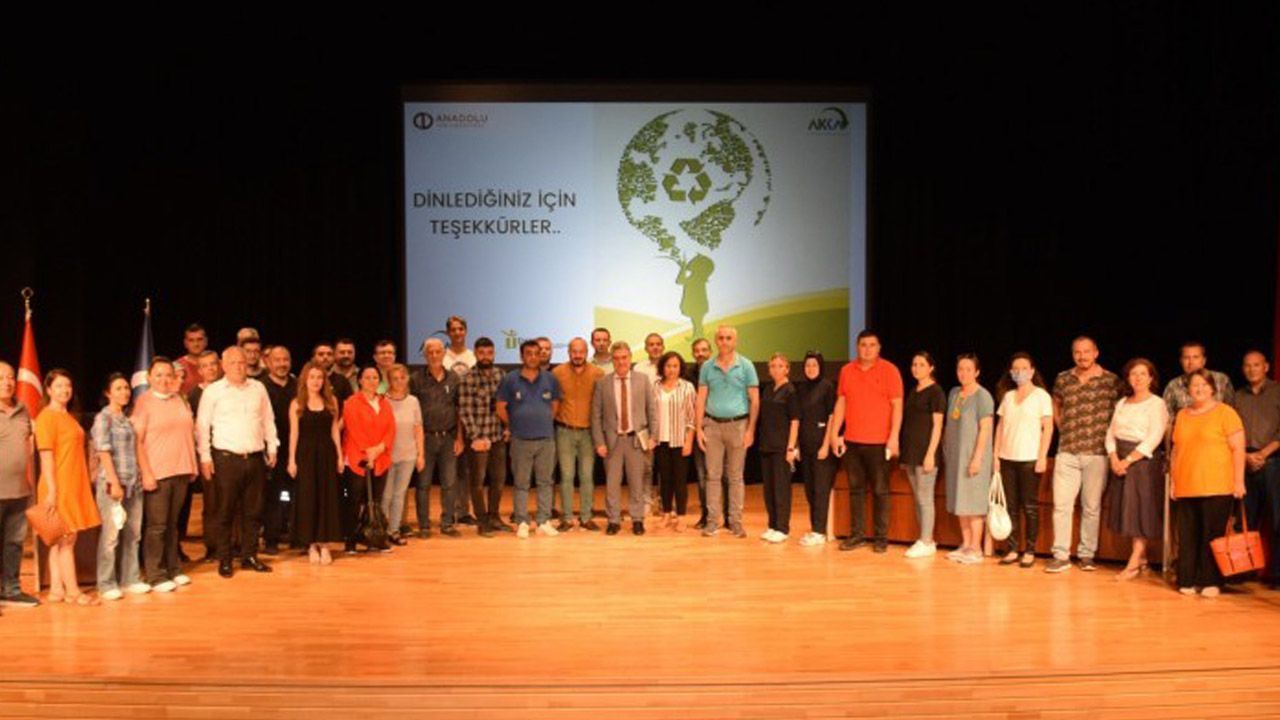 Anadolu Üniversitesinde 'Sıfır Atık' projesi için bilgilendirme toplantısı yapıldı