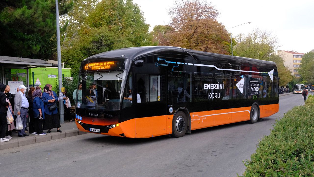Toplu taşımada elektrikli otobüs