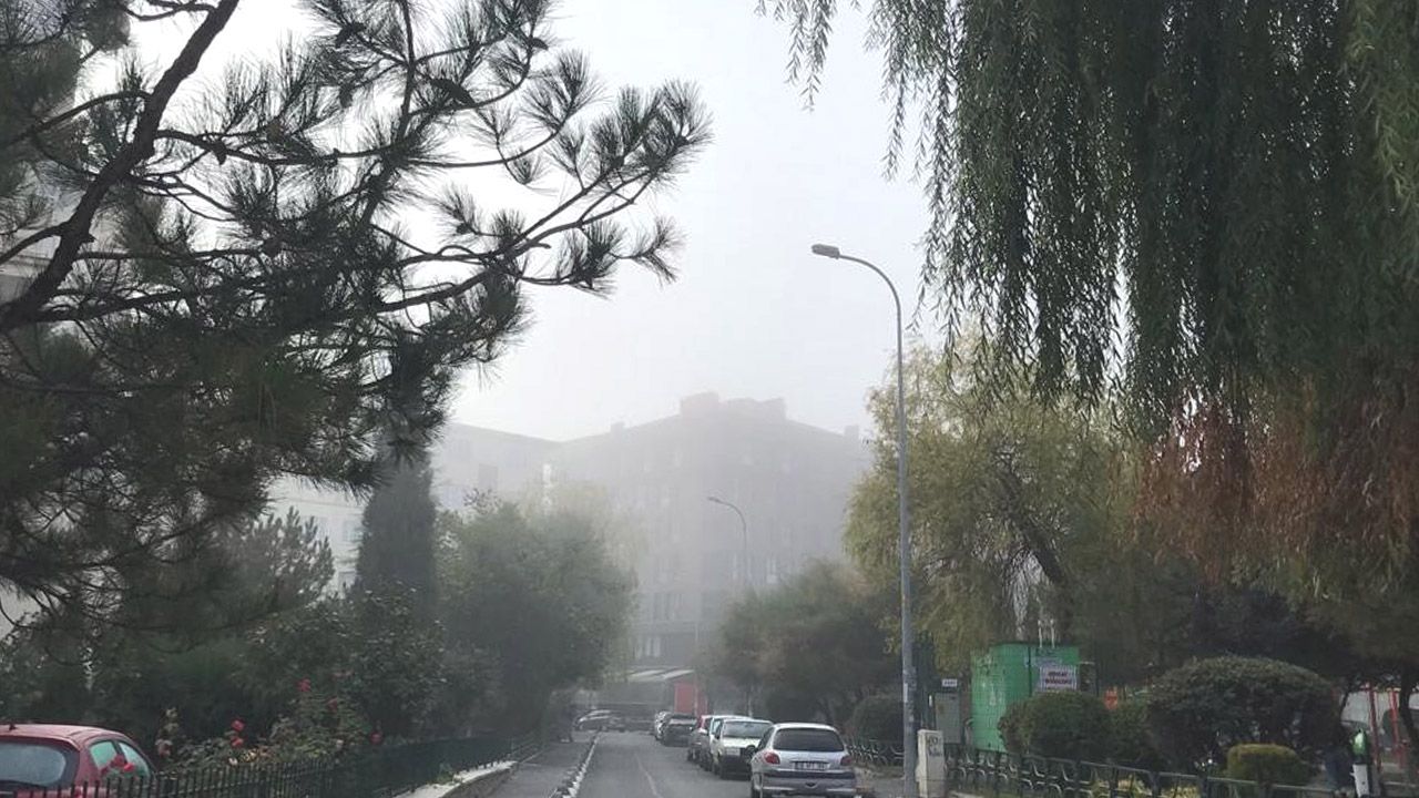 Eskişehir’de sis etkili oldu