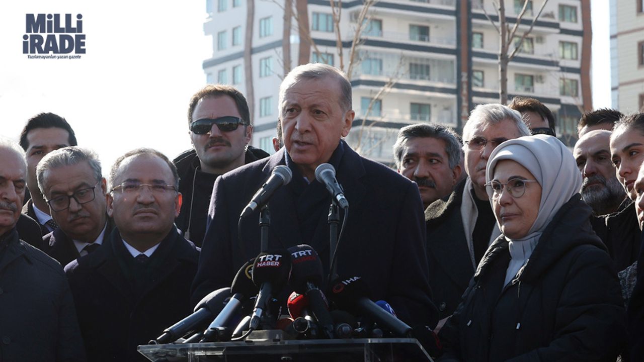 Erdoğan: "Bölgedeki can kaybı 21 bin 43'e ulaşmıştır"