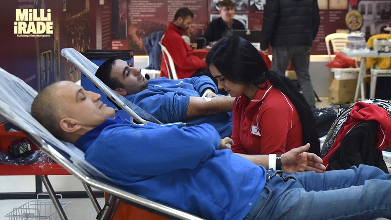 Tepebaşı personelinden kan bağışına destek