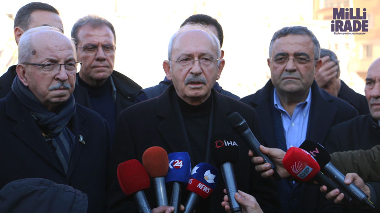 CHP Genel Başkanı Kılıçdaroğlu deprem bölgesi Diyarbakır'da
