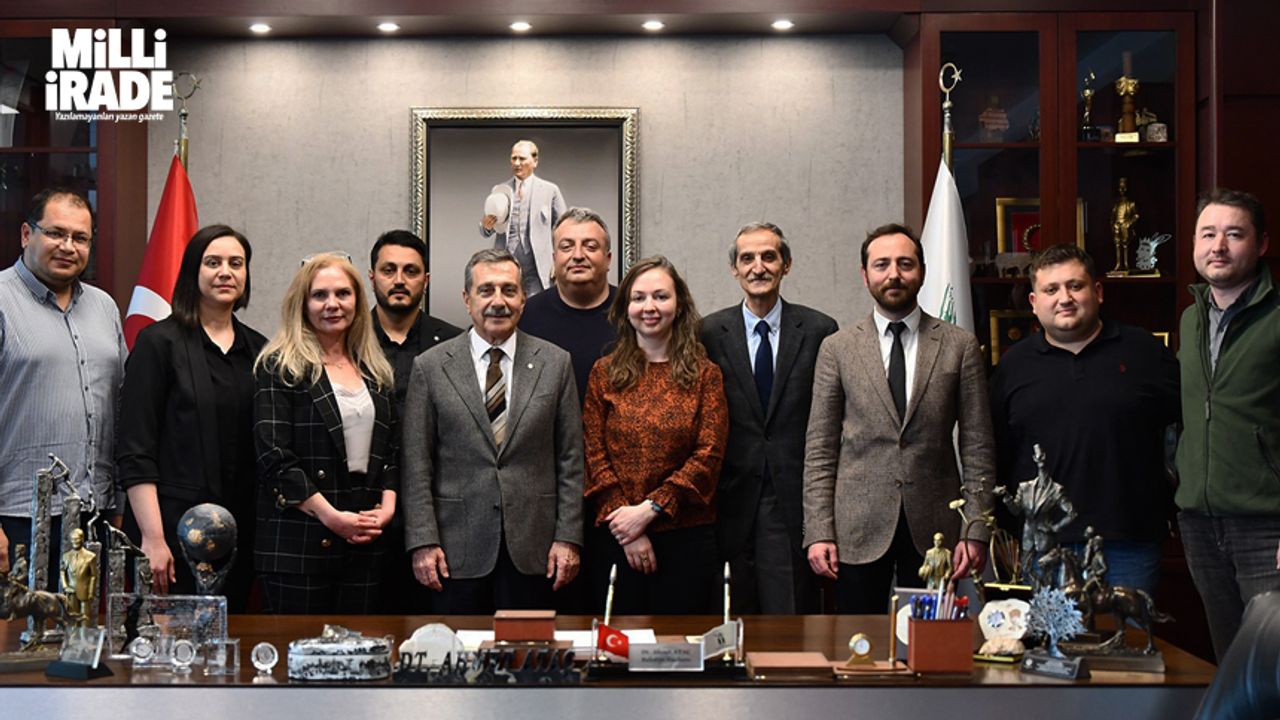Başkan Ataç jeofizik mühendisleri ile görüş alışverişinde bulundu