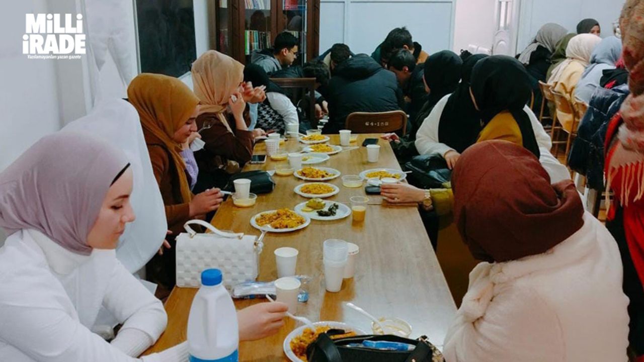 Türk Dünyası öğrencilerine yöresel yemek ziyafeti