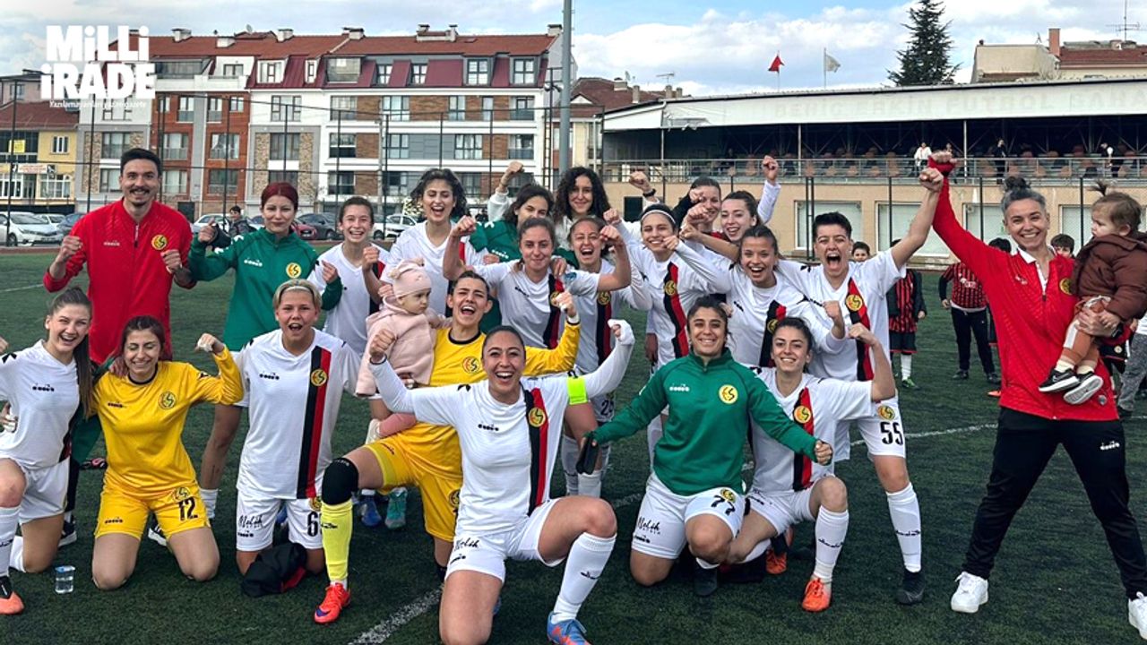 Eskişehirspor Kadın Futbol Takımı'ndan farklı galibiyet