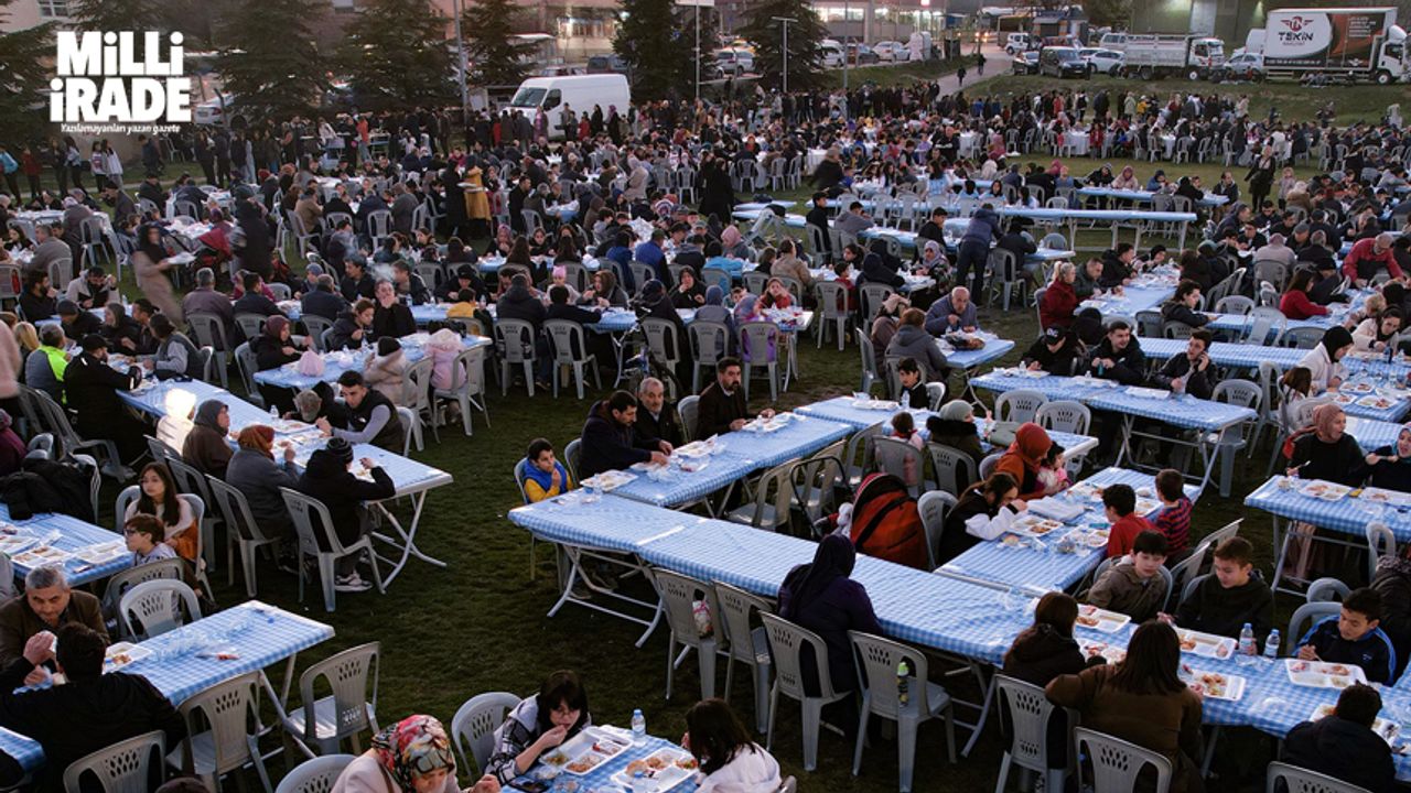 Ramazan bereketi 3 bin vatandaşla Çamlıca’da paylaşıldı