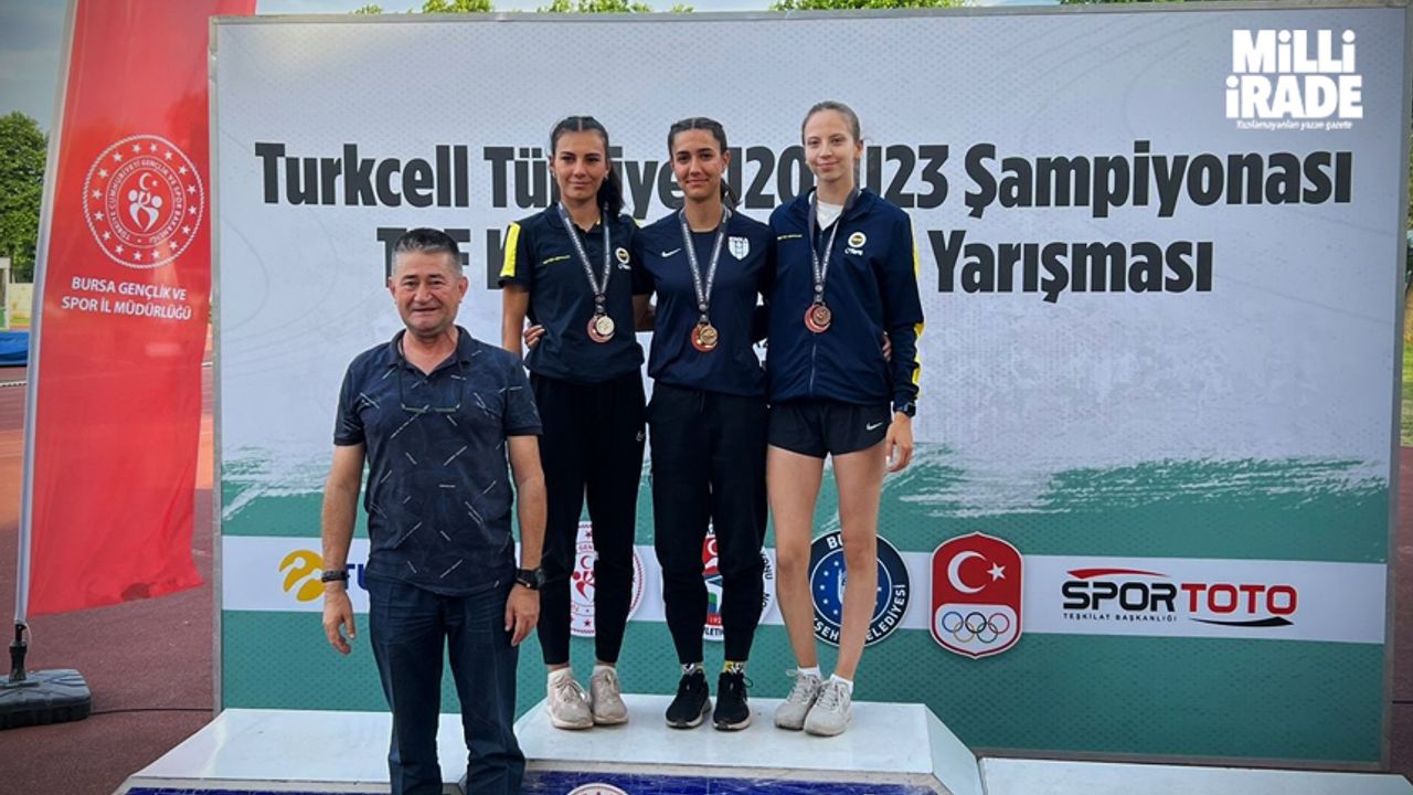 Eskişehirli genç atlet Türkiye şampiyonu oldu