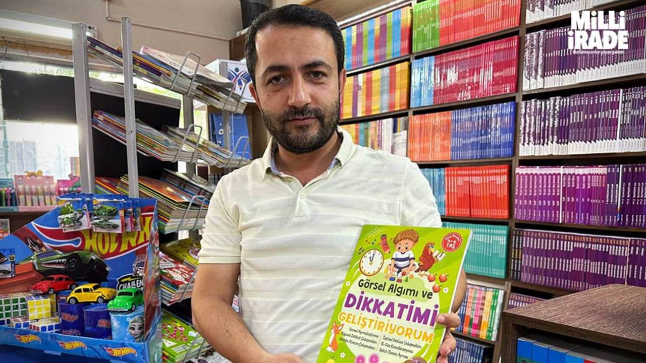 Okula hazırlık yapan aileler çocuk kitaplarına ilgi gösteriyor