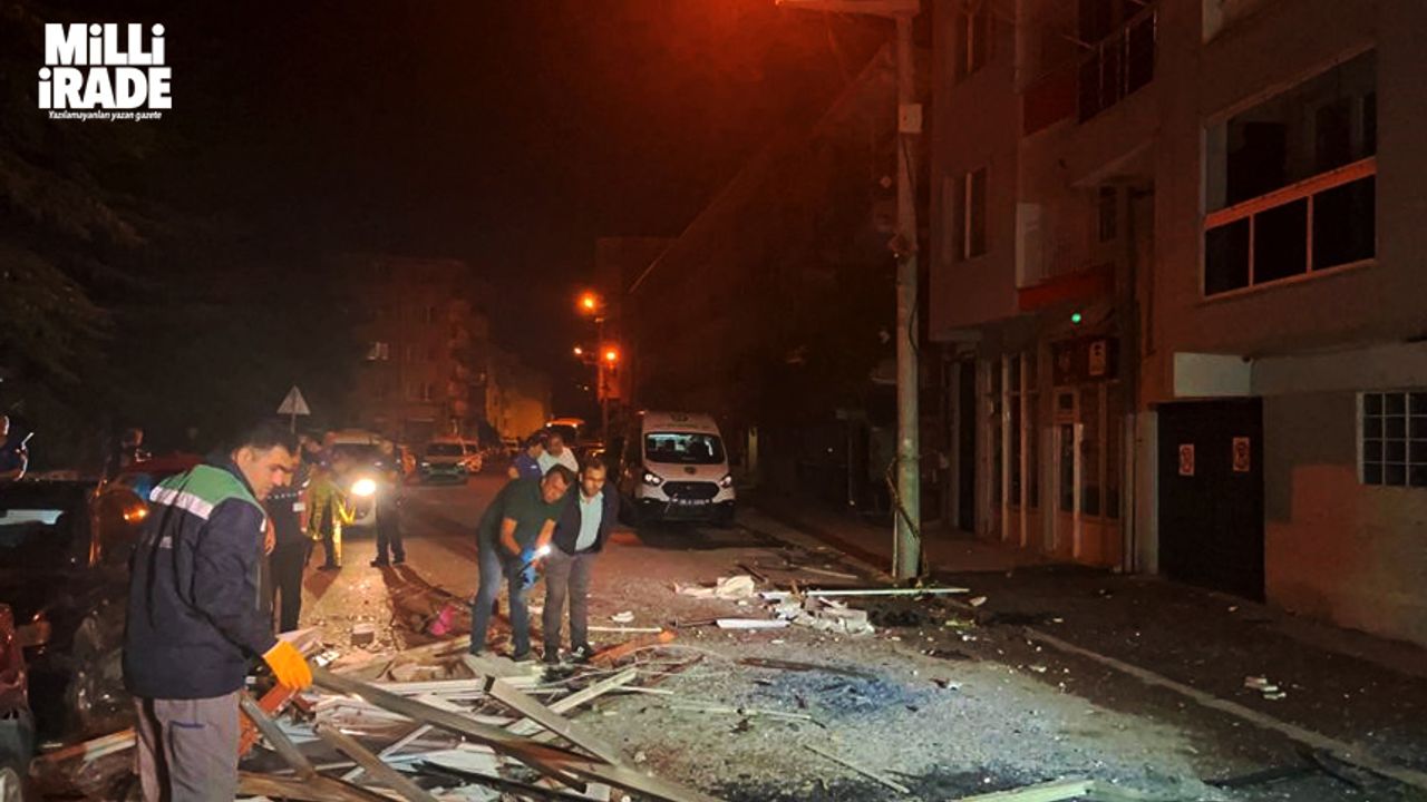 Eskişehir'de korkunç patlama: 1 ölü