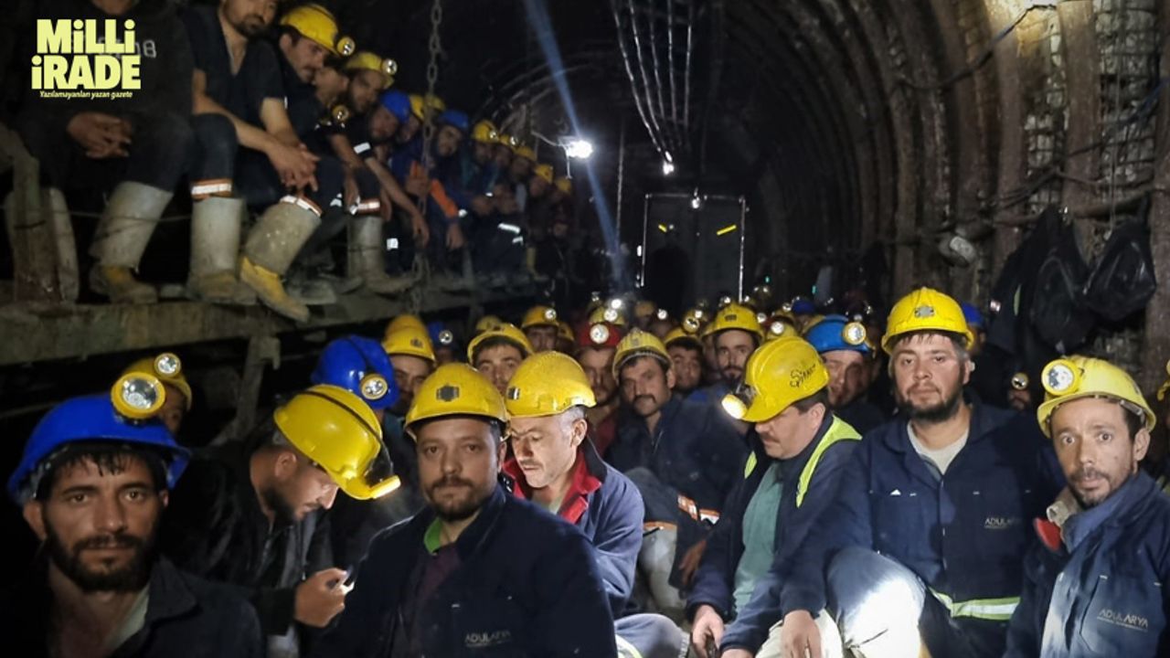 Maden işçileri açlık grevinde