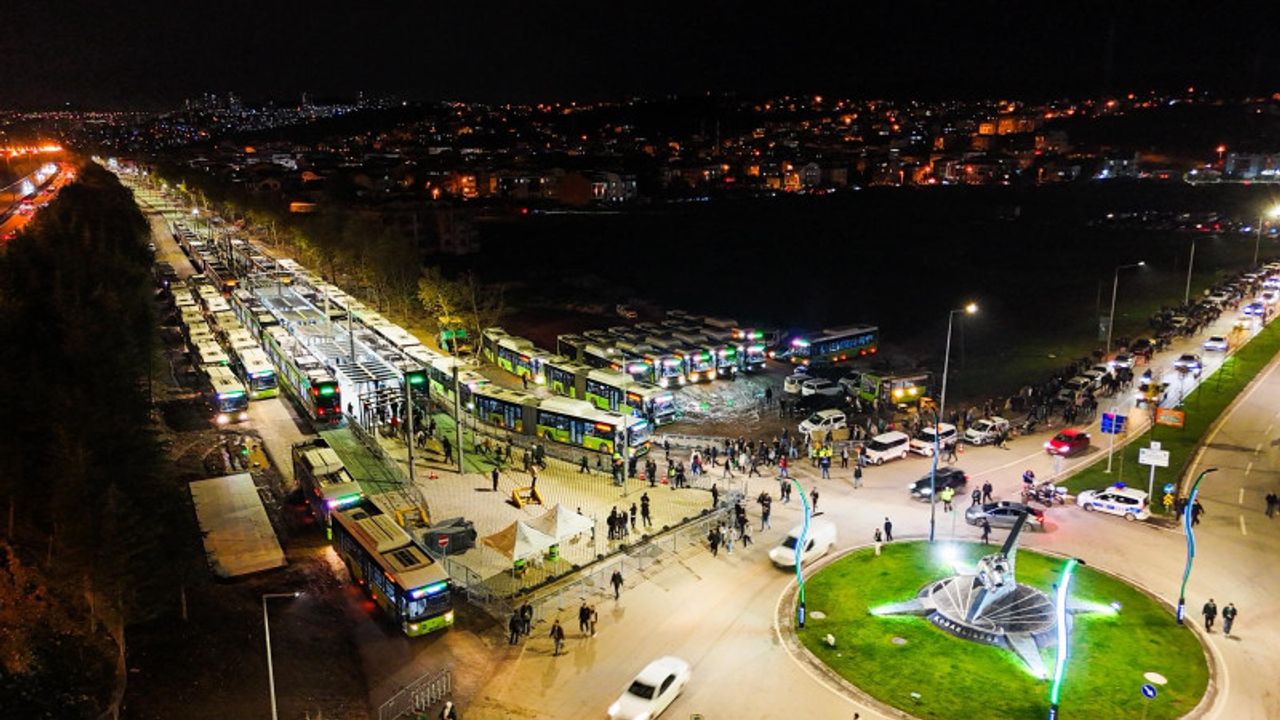 Stadyuma ulaşım Büyükşehir'le çok kolay