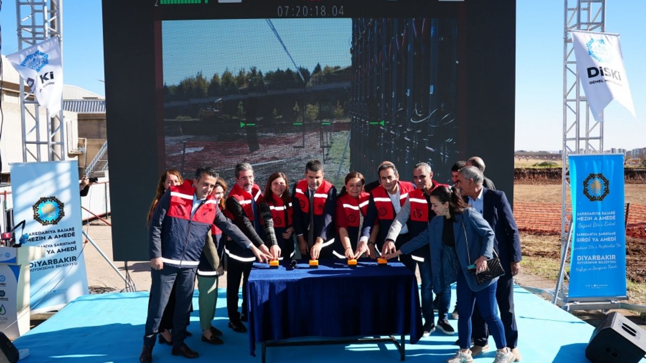 Diyarbakır’da suyun geleceğini güvence altına alan projenin temeli atıldı