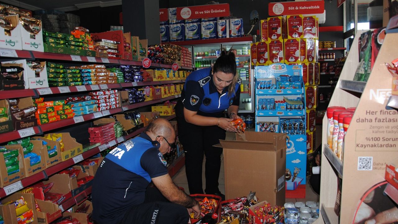 Kurtlanmış pirinç ve bozulmuş peynir ele geçirildi