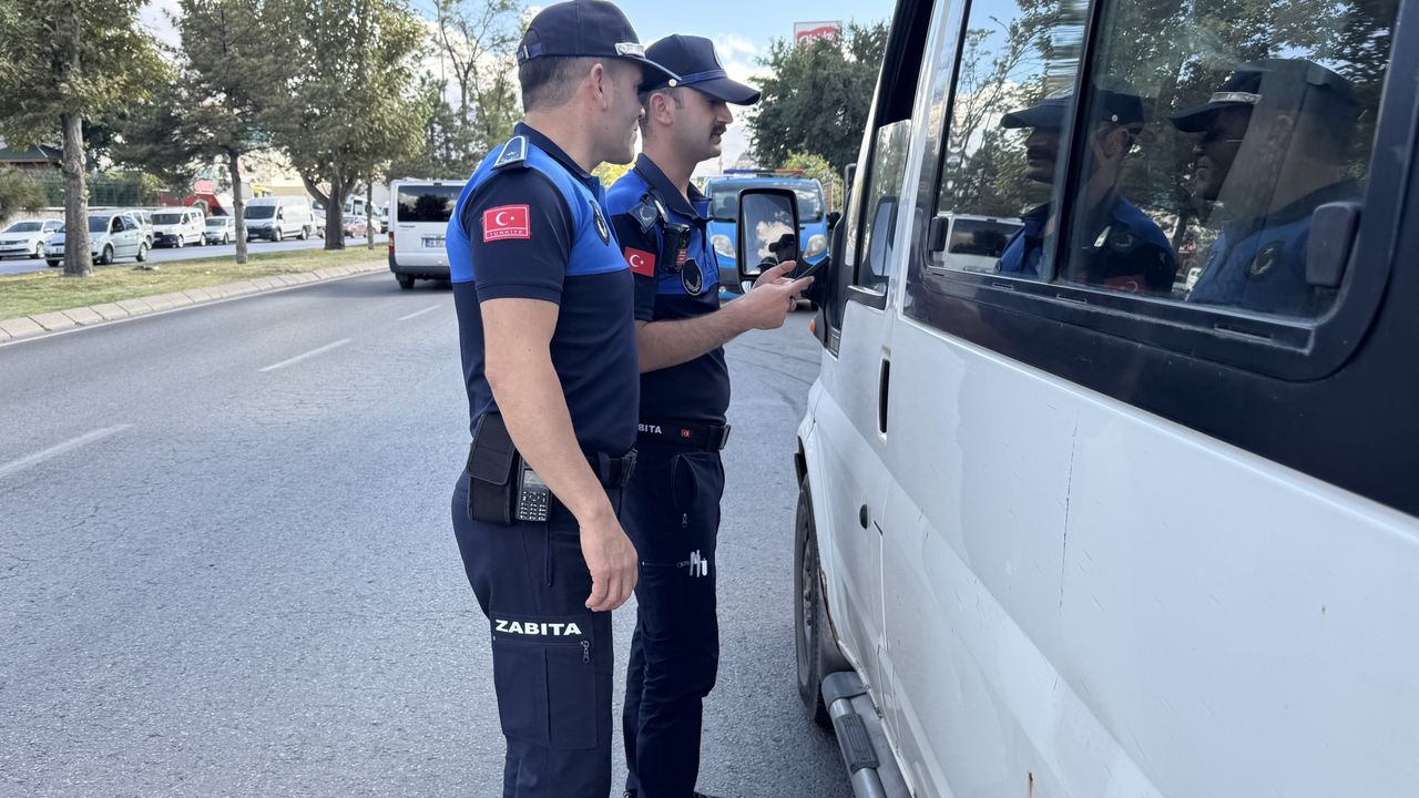 Büyükşehir Zabıta’dan işçi servislerine yönelik denetim