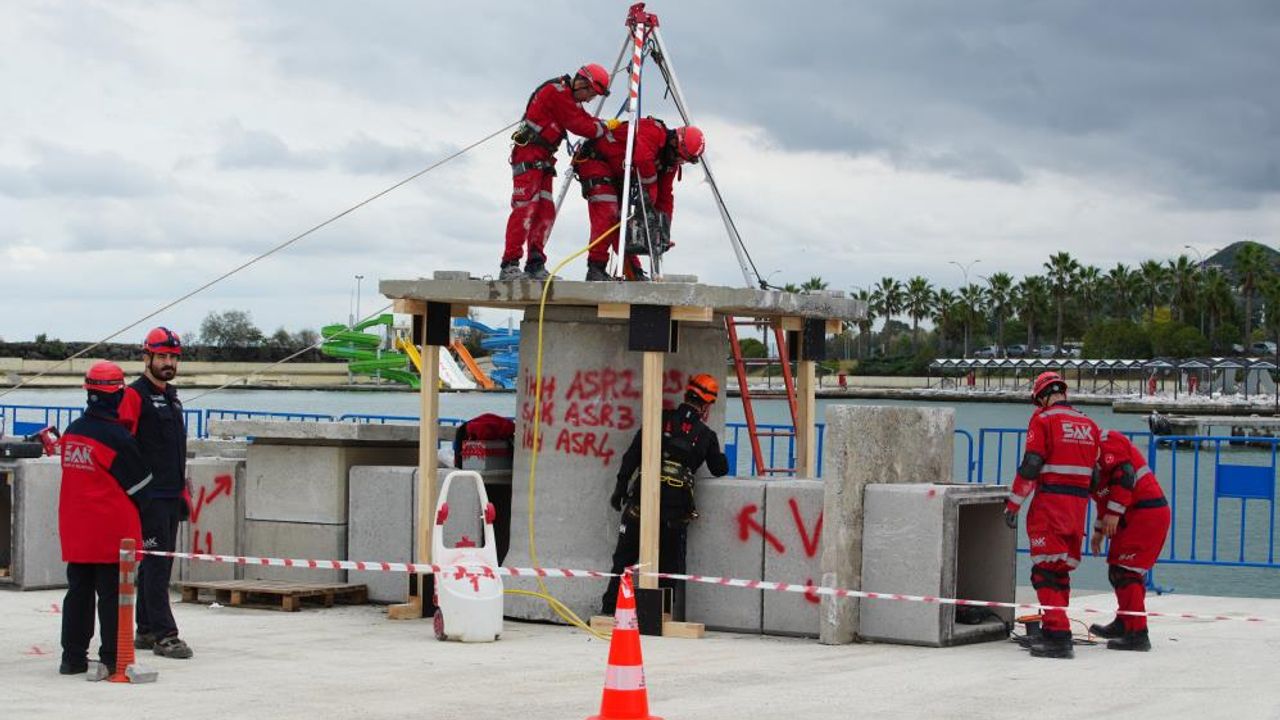 Samsun’da deprem tatbikatı: Arama kurtarma ekipleri hazır