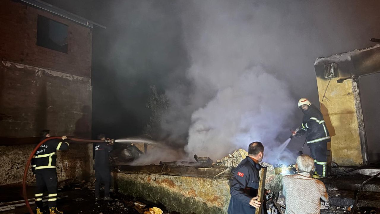 Giresun'da mısır fırını 1 ev ve 1 serentiyi kül etti