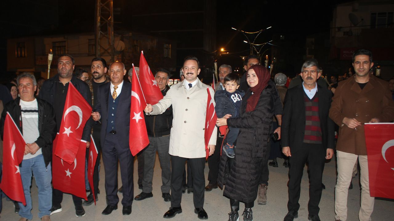 Malazgirt'te fener alayı yürüyüşü yapıldı