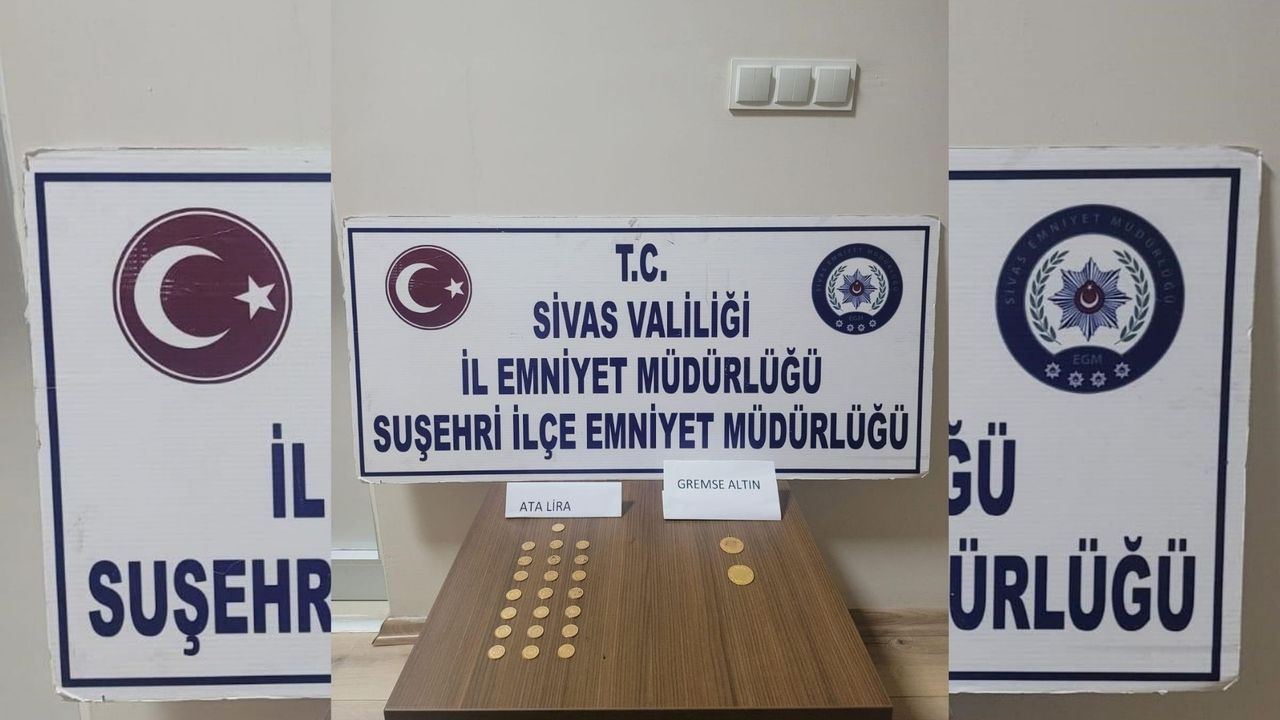Piyasa değeri 1 milyon lira olan sahte altın ele geçirildi, 1 kişi tutuklandı