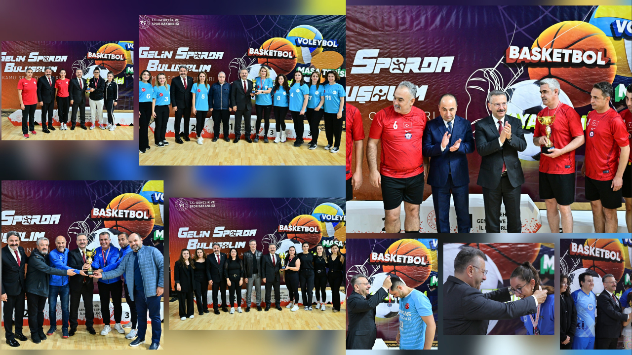 Vali Hüseyin Aksoy, 3. Kamu Spor Oyunları Kapanış Törenine Katıldı