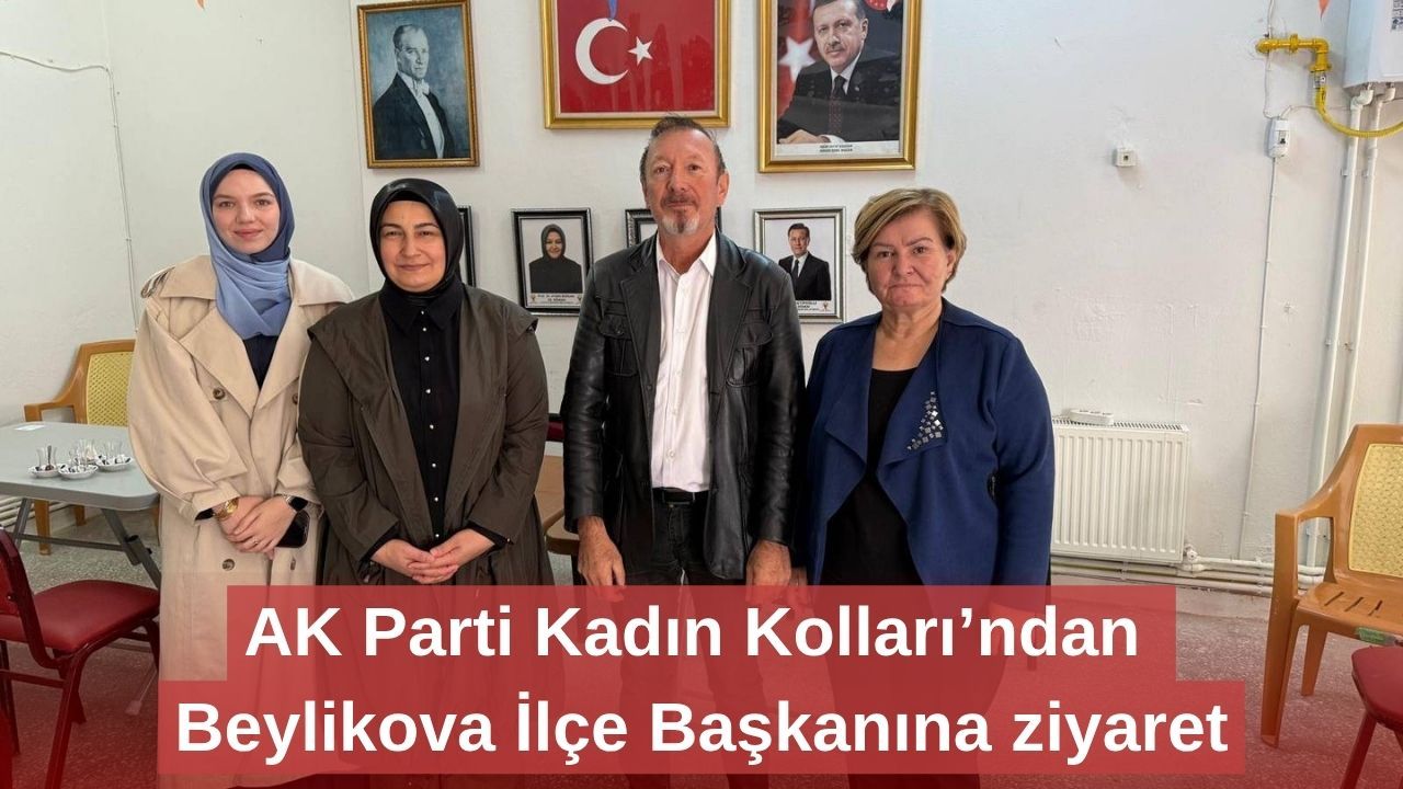 AK Parti Kadın Kolları’ndan Beylikova İlçe Başkanına ziyaret