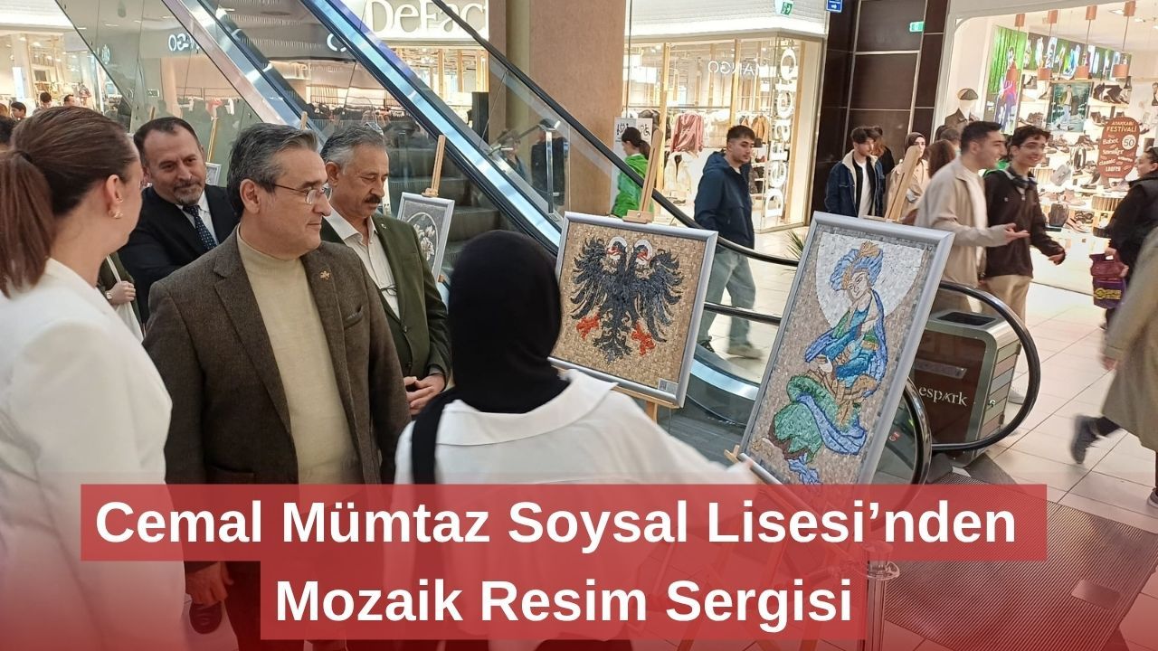 Cemal Mümtaz Soysal Lisesi’nden Mozaik Resim Sergisi