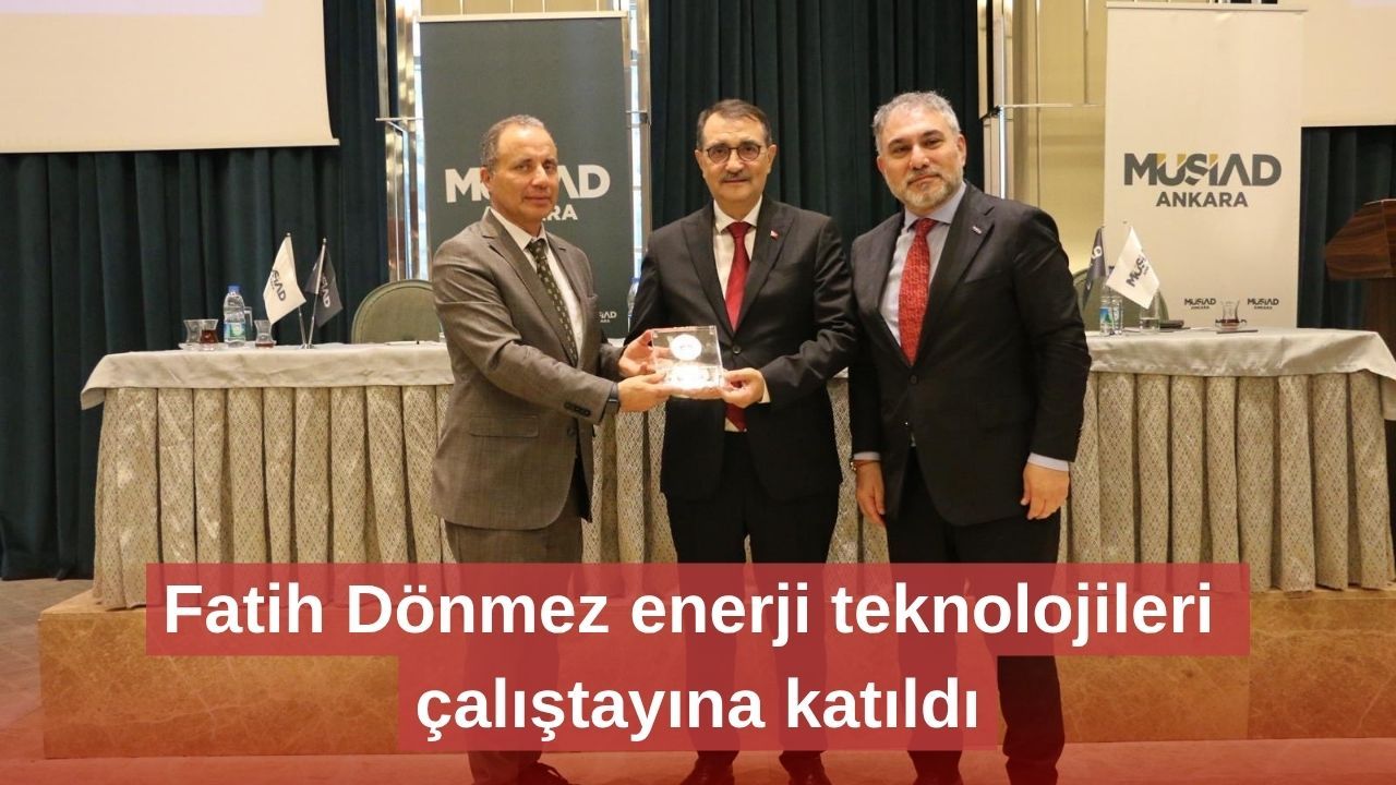 Fatih Dönmez enerji teknolojileri çalıştayına katıldı