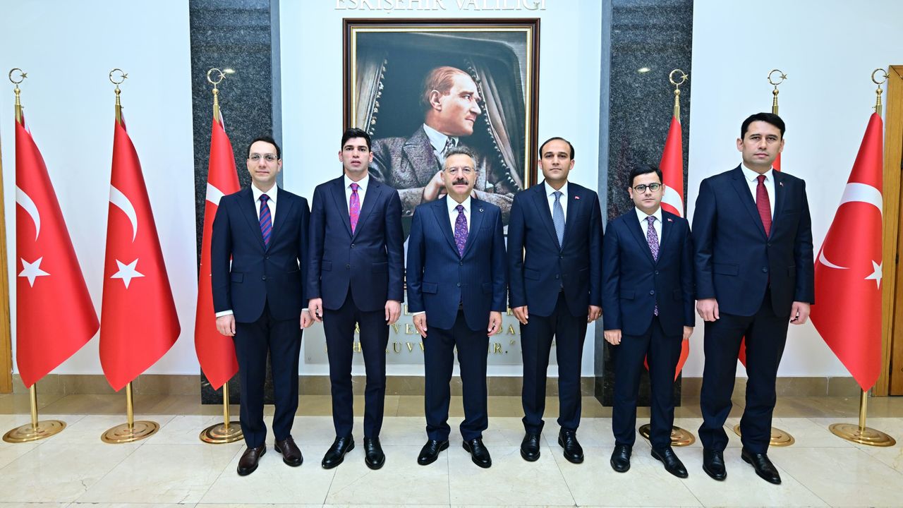 Vali Aksoy, Yeni Atanan Kaymakamları Makamında Kabul Etti