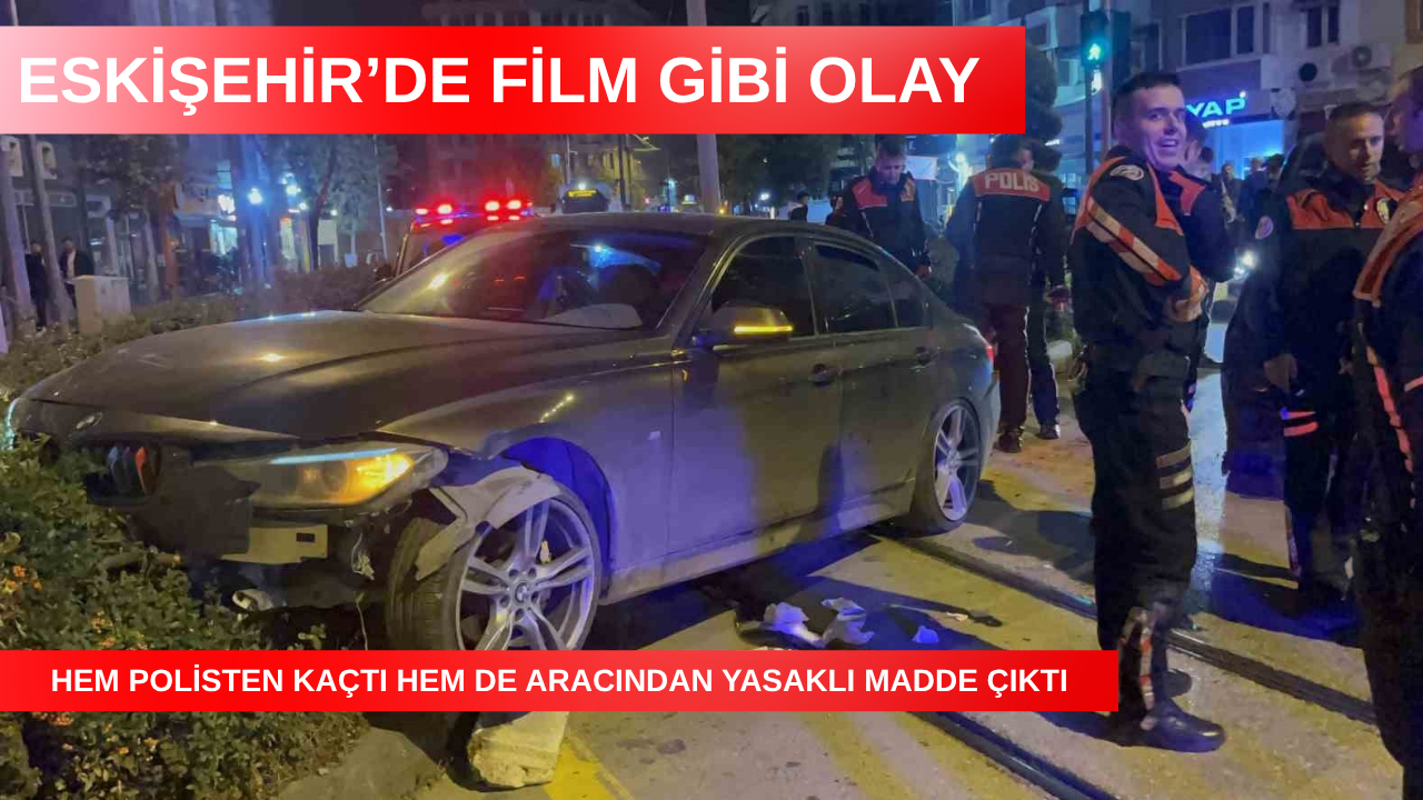 Polisten kaçan ve aracından yasaklı madde çıkan sürücüye 40 bin TL ceza kesildi