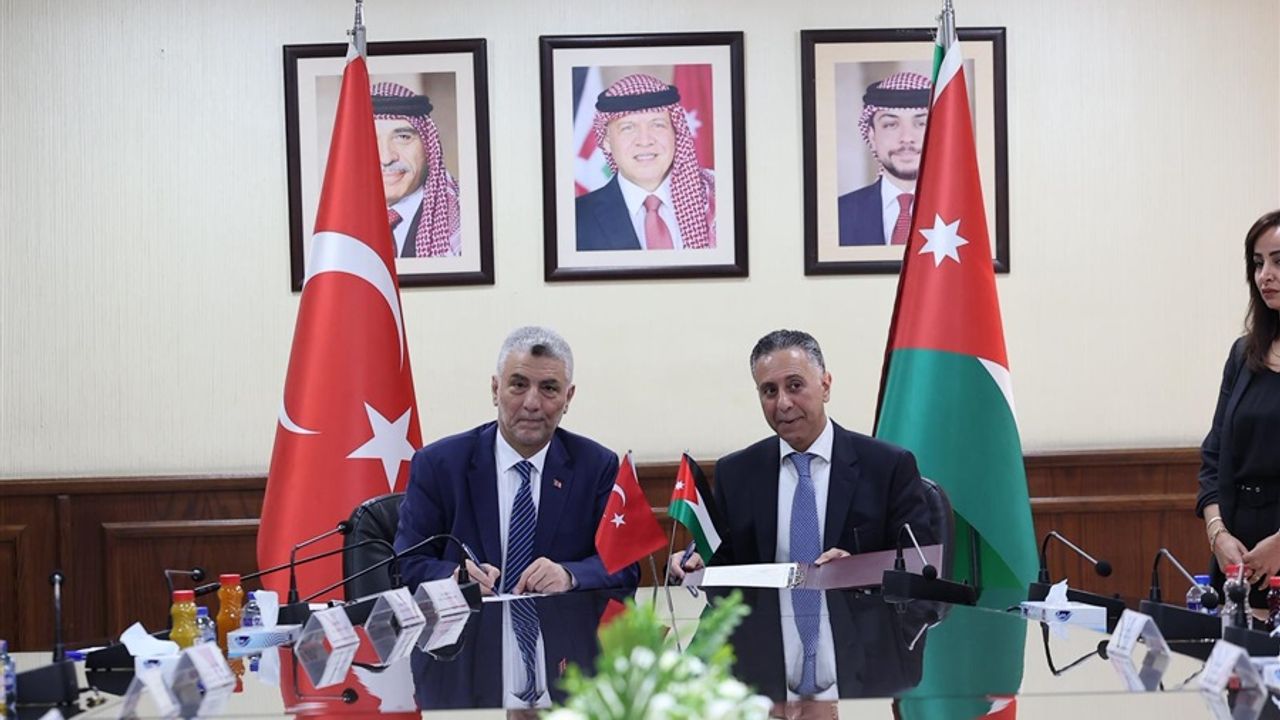 Türkiye ile Ürdün Arasında Ekonomiye İlişkin Mutabakat Zaptı İmzalandı