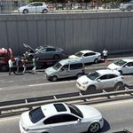 Çevre Yolu'nda 3 Araç Çarpıştı: Trafik Kilitlendi