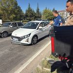 Eskişehir’de Otomobil ile Motosiklet Çarpıştı