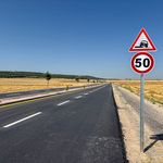 Yollar Bakım Sonrası Çizgi Çalışmalarıyla Güvenli Hale Geliyor