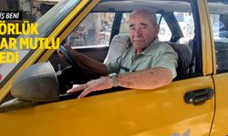 Eskişehir'in en eski taksi şoförü olarak biliniyor
