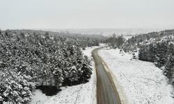 Eskişehir Kent Ormanı’ndan doyumsuz kış manzaraları