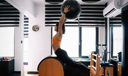 Atletizm yarışmasına pilatesli programla hazırlanan rekortmen