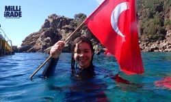 Eskişehirli dalgıçlar Çanakkale Zaferi’ni kutladılar