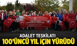 Adalet teşkilatından 100’üncü yıl yürüyüşü