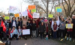 Osmangazi Ortaokulu velileri eylem yaptı