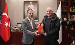 Gazeteci-Yazar Metin’den Başkan Ataç’a ziyaret
