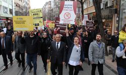 Eskişehir'de TOKİ mağdurları hakları için yürüdü