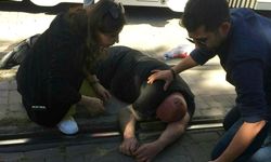 Tramvayın çarptığı polis memuru ağır yaralandı