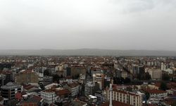 Toz taşınımının Eskişehir'deki etkisi havadan görüntülendi
