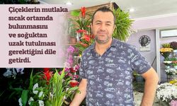 Kış aylarında çiçek bakımını anlattı