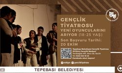 Tepebaşı gençlik tiyatrosu için kayıtlar başladı