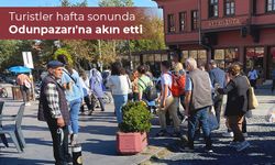 Tarihi Odunpazarı Evleri'nde hafta sonu yoğunluğu