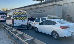 5 aracın karıştığı zincirleme trafik kazasında 1 kişi yaralandı