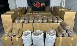 Piyasa değeri 400 bin TL olan 2 ton kıyılmış tütün ele geçirildi